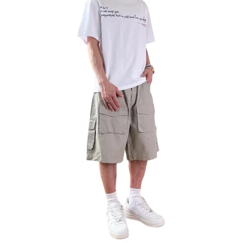 Weles Casual Shorts Unisex Khaki-4