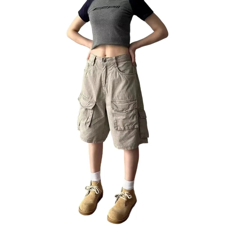 Weles Casual Shorts Unisex Khaki-2