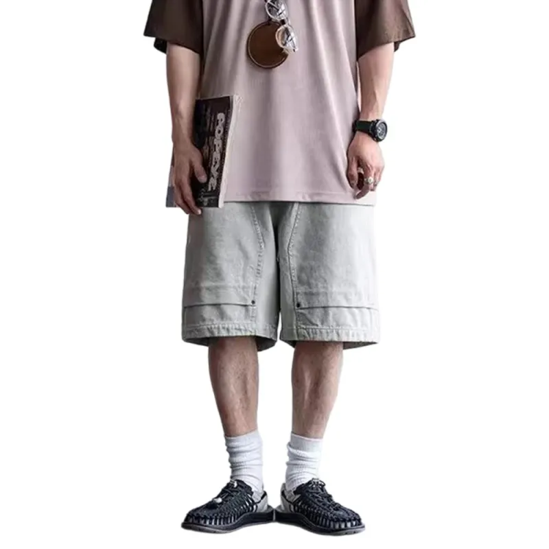 Weles Casual Shorts Unisex Gray-1