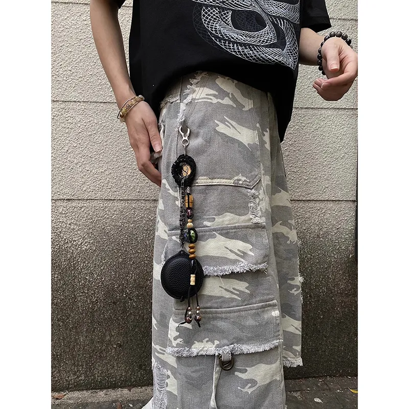 Weles Denim Shorts Unisex Camouflage-1