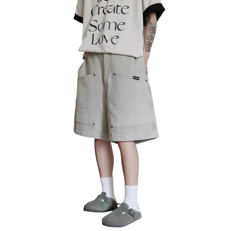 Weles Casual Shorts Unisex Light Gray-6
