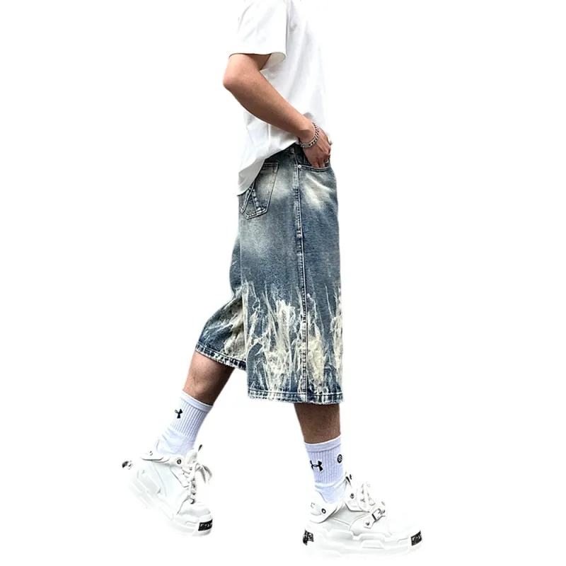 Weles Denim Shorts Unisex Blue-6