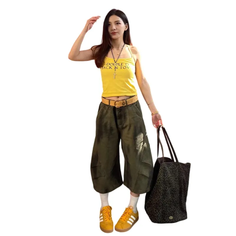 Weles Casual Shorts Unisex Green-2