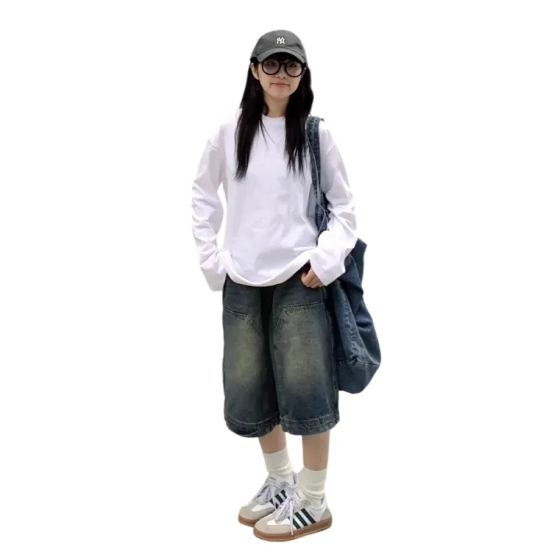Weles Denim Shorts Unisex Vintage Blue-5