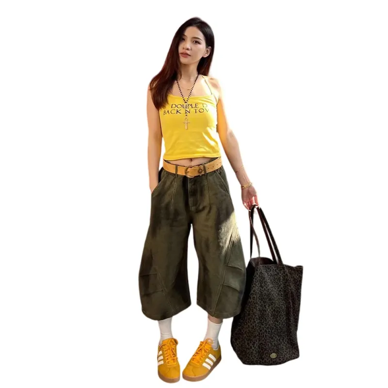 Weles Casual Shorts Unisex Green-5