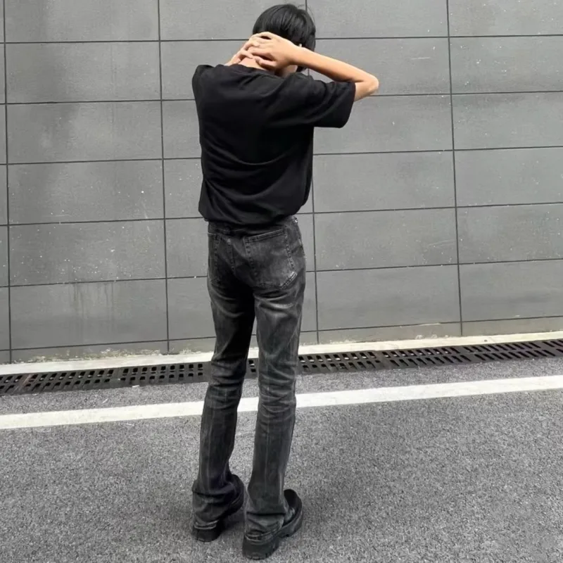 Weles Jeans Unisex Black Gray Color-4