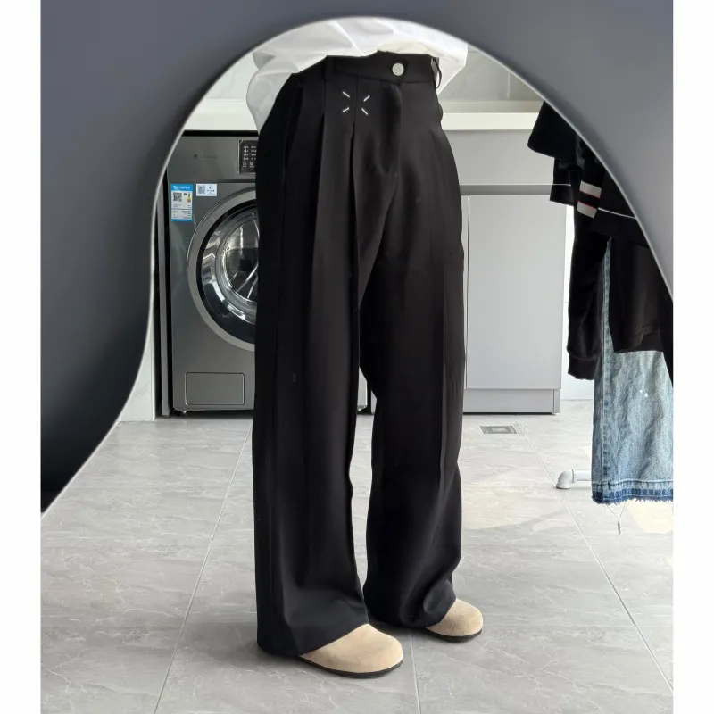 Weles Casual Pants Unisex Black-2