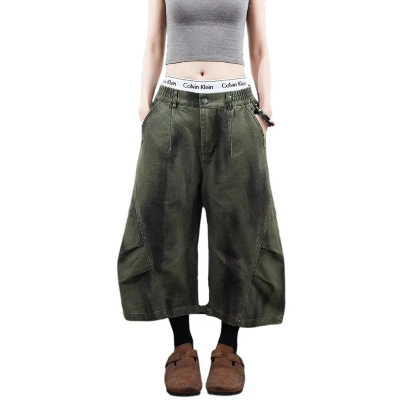 Weles Casual Shorts Unisex Green-1