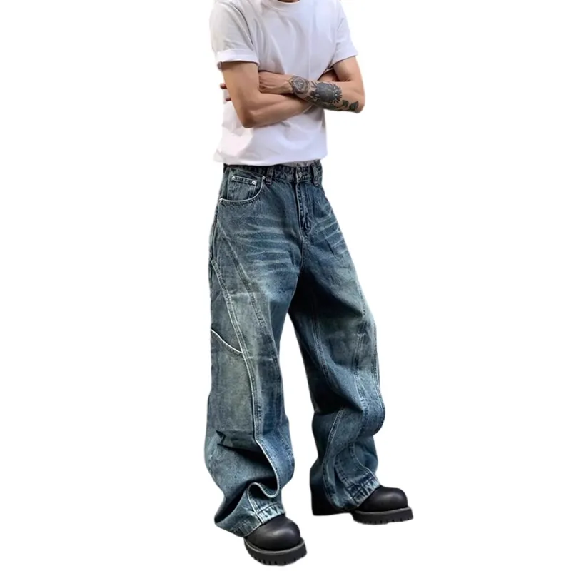 Weles Jeans Unisex Vintage Blue-5