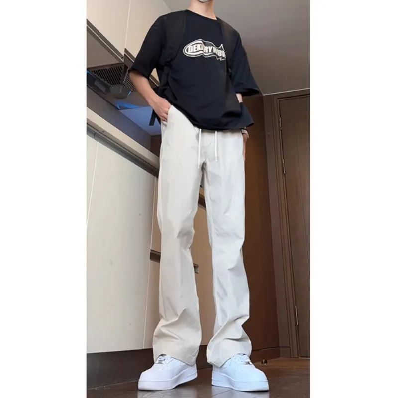 Weles Casual Pants Unisex Ecru-3