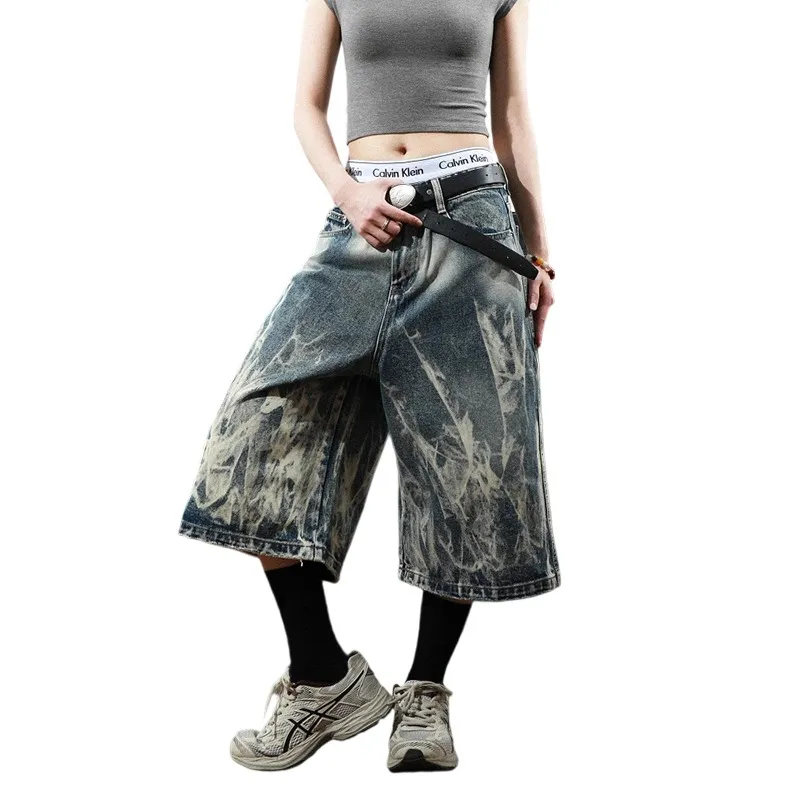 Weles Denim Shorts Unisex Blue-2