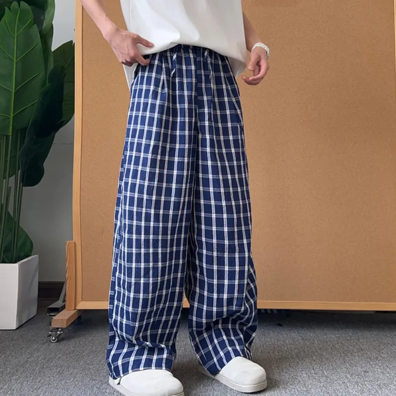 Weles Casual Pants Unisex Blue-1