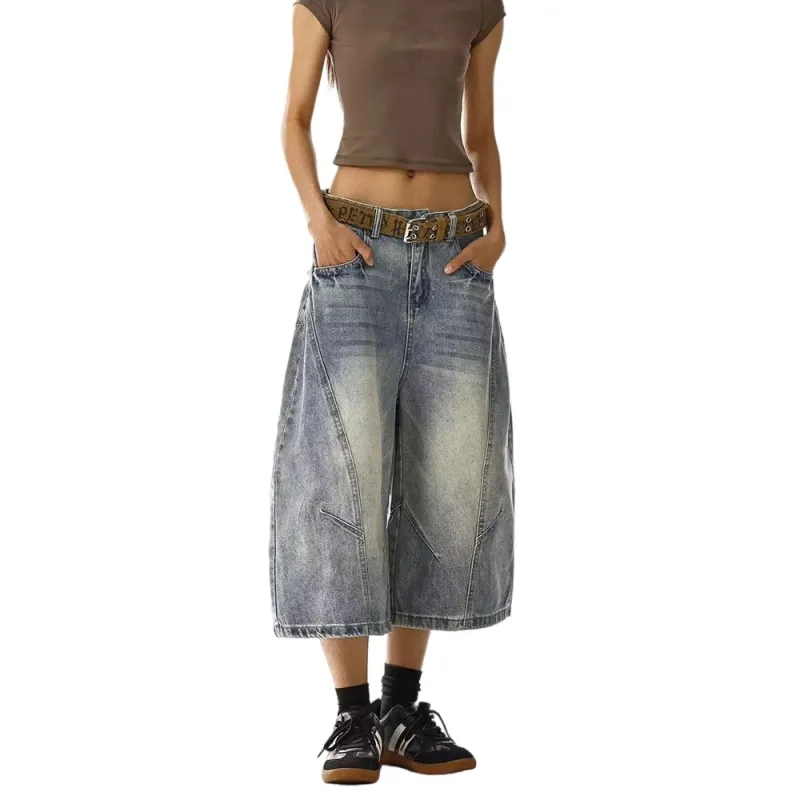 Weles Denim Shorts Unisex Blue-5