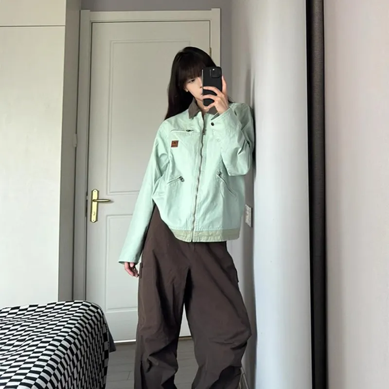 Weles Jackets & Coats Unisex Mint Green-3