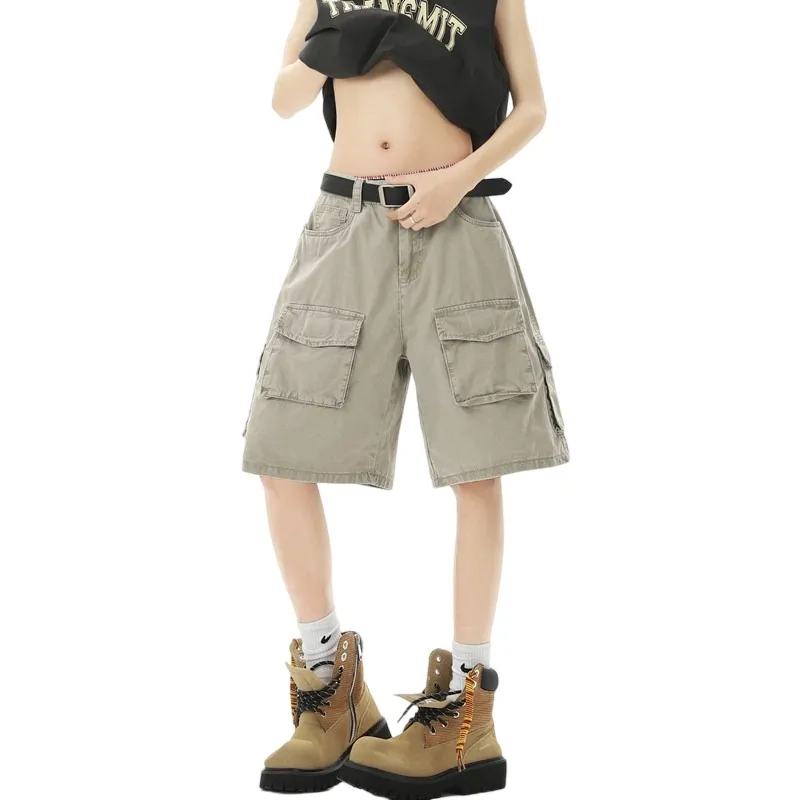 Weles Casual Shorts Unisex Khaki-3