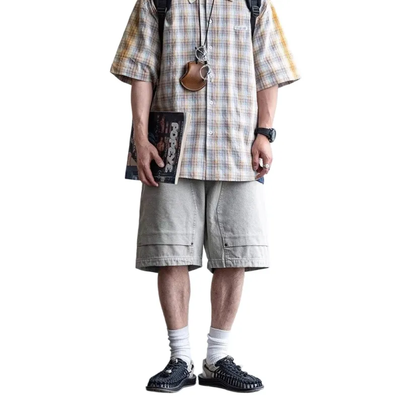 Weles Casual Shorts Unisex Gray-4