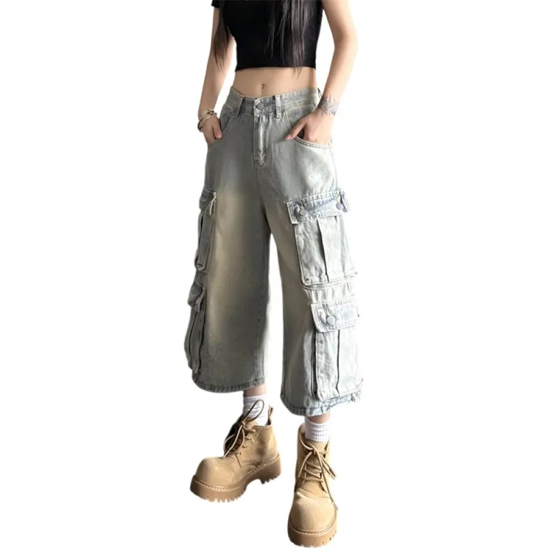 Weles Denim Shorts Unisex Blue-1