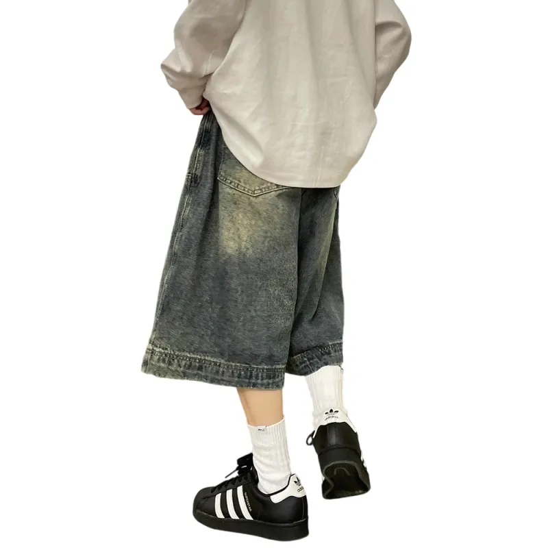 Weles Denim Shorts Unisex Vintage Blue-2