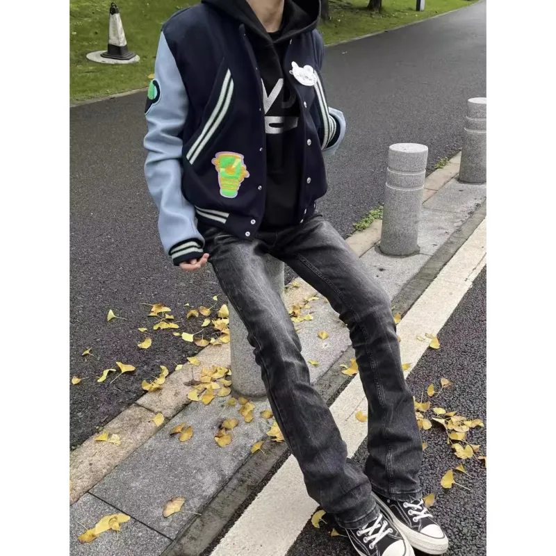 Weles Jeans Unisex Black Gray Color-3