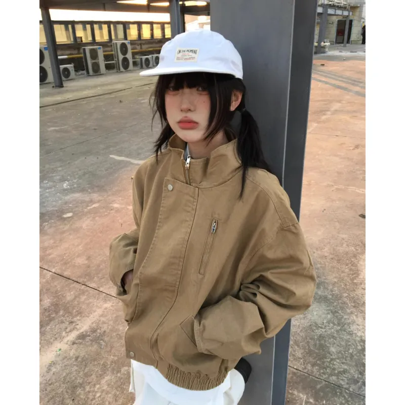 Weles Jackets & Coats Unisex Khaki-3