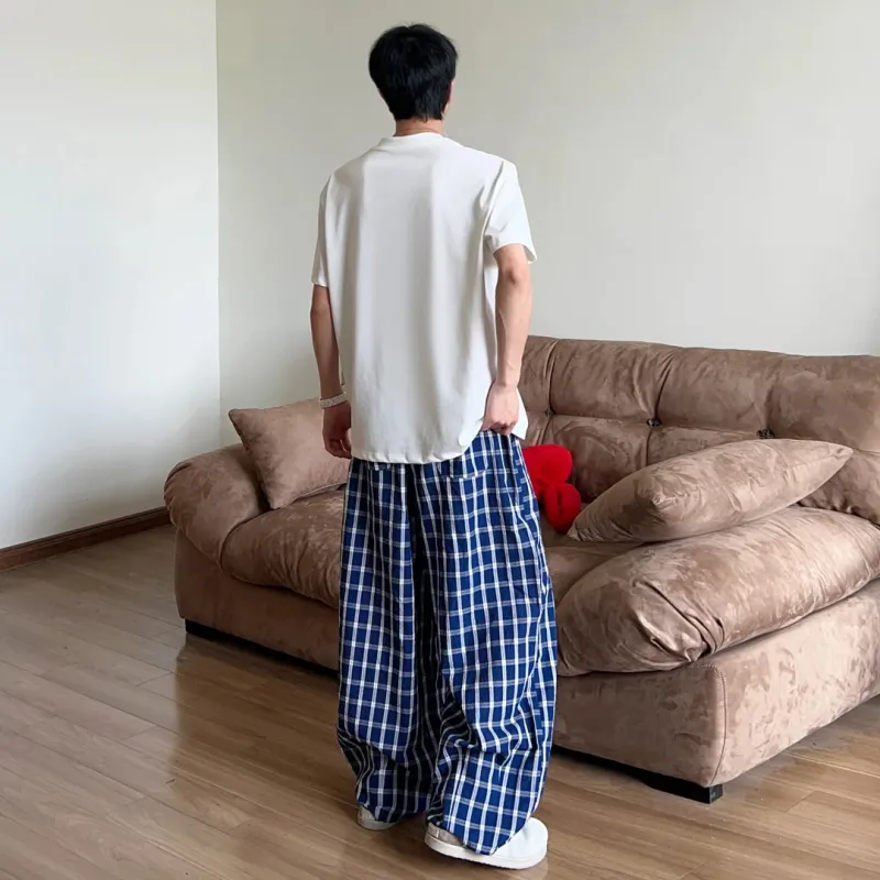 Weles Casual Pants Unisex Blue-4