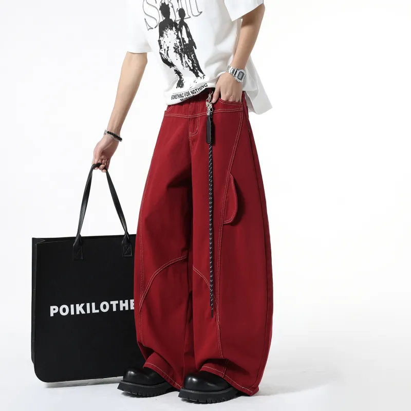 Weles Jeans Unisex Red-4