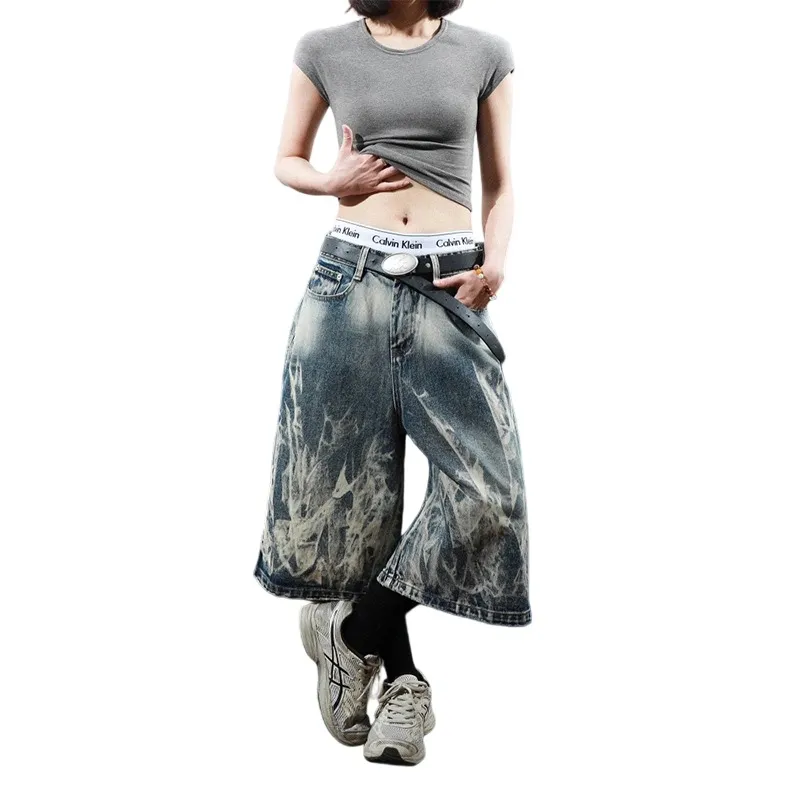 Weles Denim Shorts Unisex Blue-1