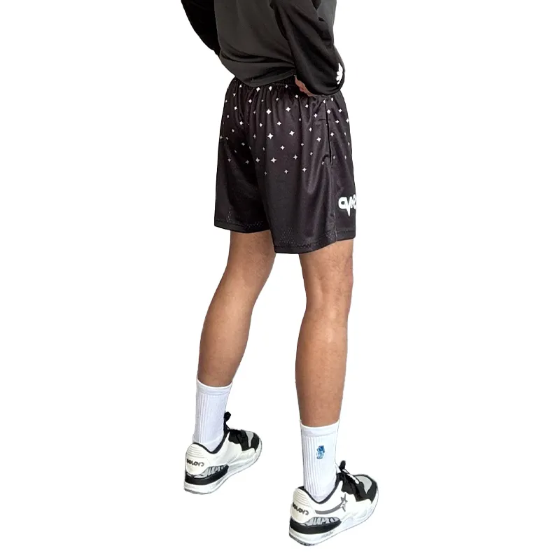 SMVP Sports Shorts Unisex Black-1
