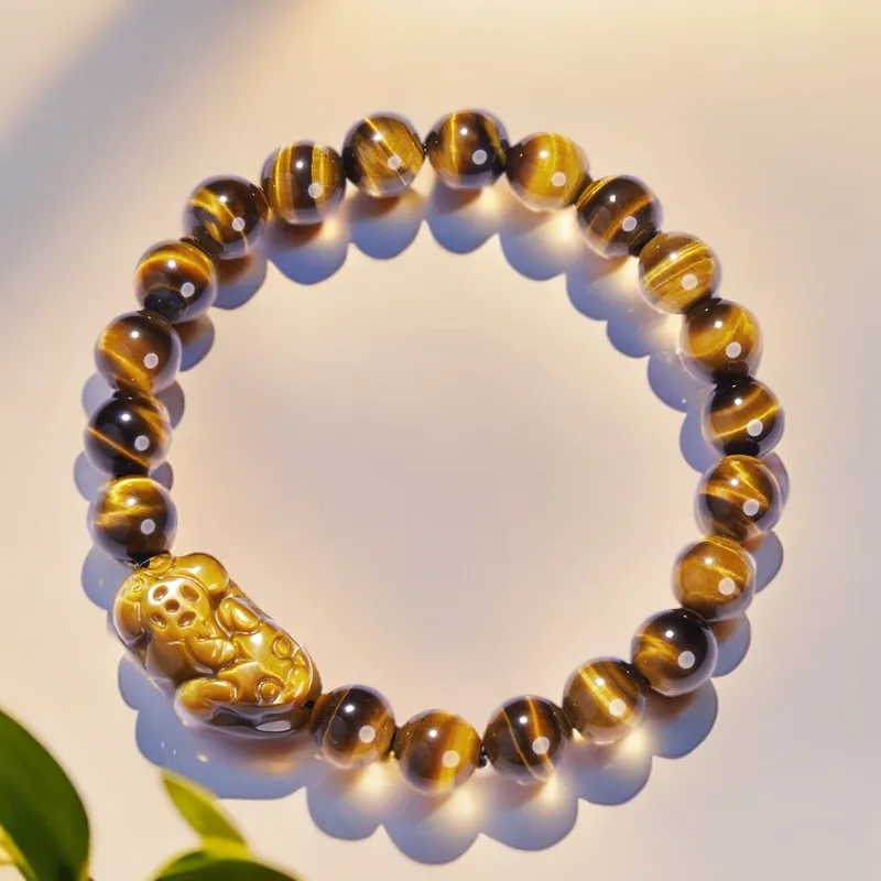 XIBAOCHUNHUA Tiger's Eye Stone Bracelets Unisex-4