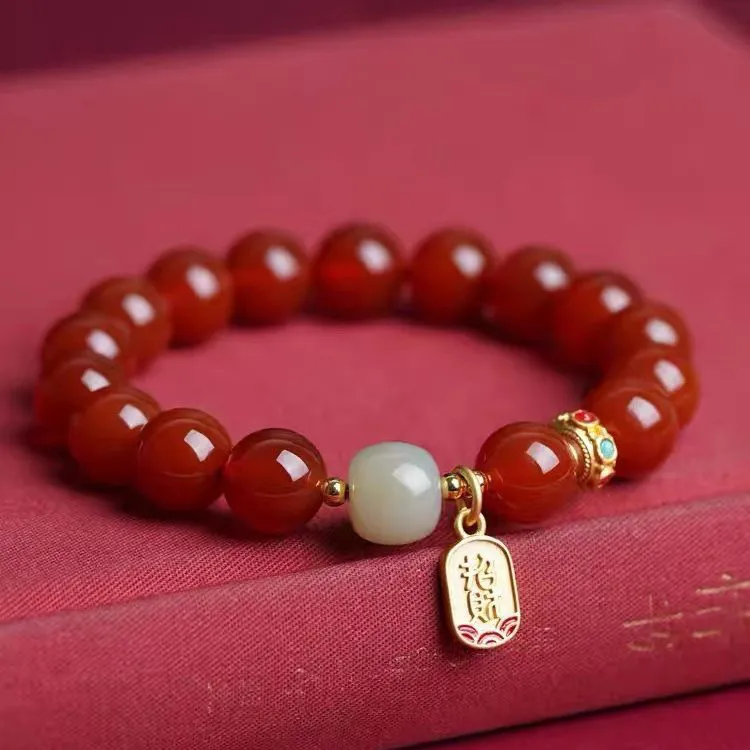 XIBAOCHUNHUA Agate Bracelets Unisex-4