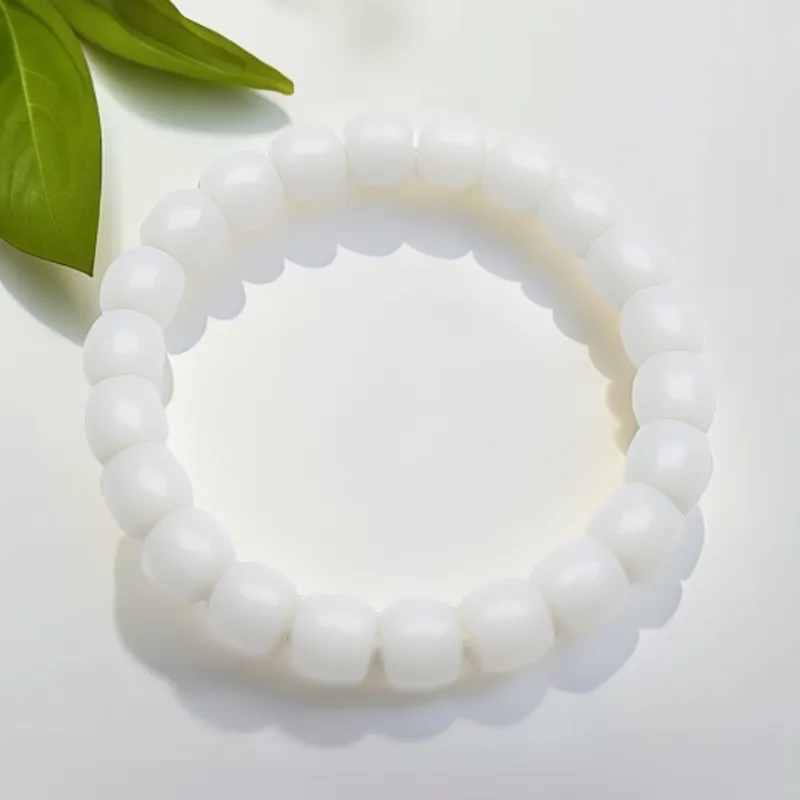 XIBAOCHUNHUA Bracelets White Jade/Pale Greenish White Jade Unisex-5