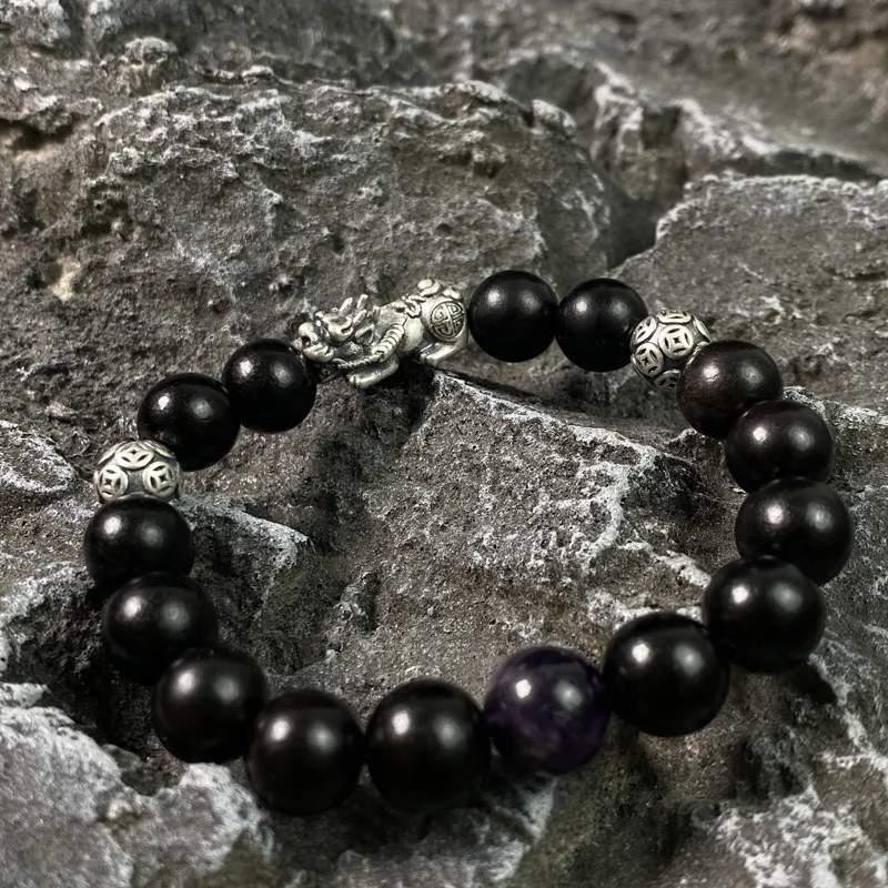 XIBAOCHUNHUA Ebony Bracelets Unisex-7