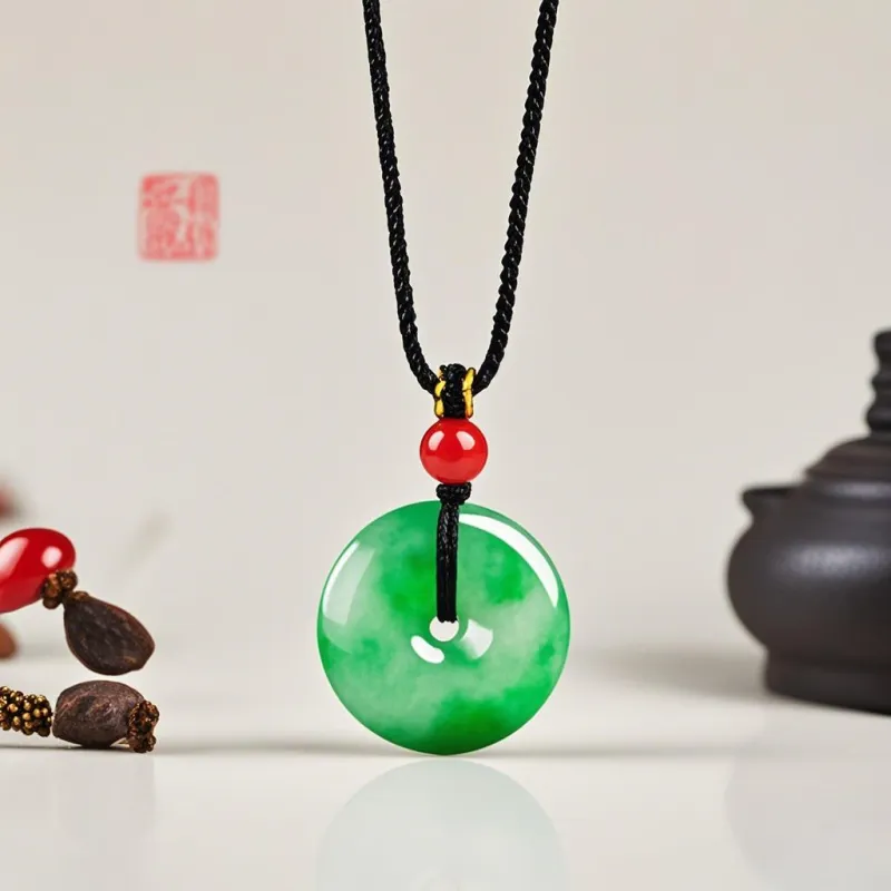 XIBAOCHUNHUA African Emerald Necklaces Unisex-2