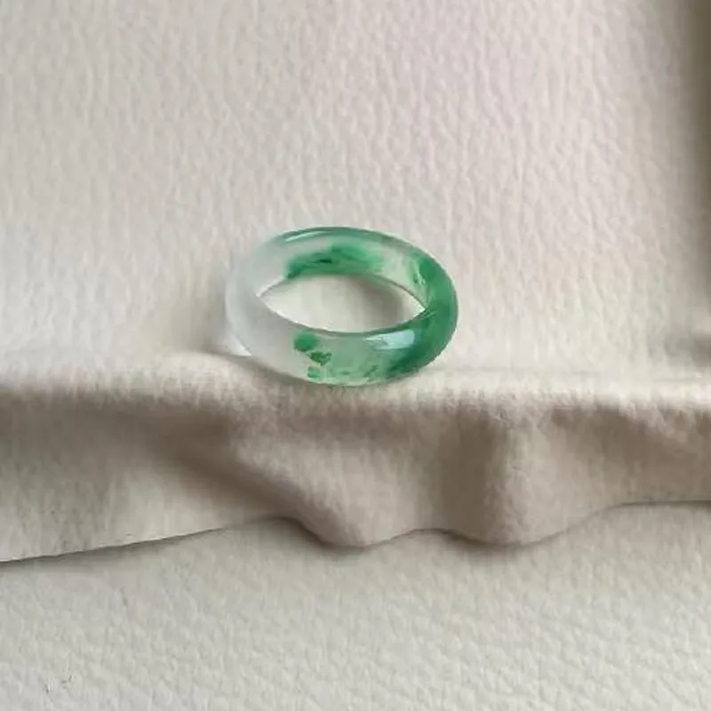 XIBAOCHUNHUA African Emerald Rings Unisex-5