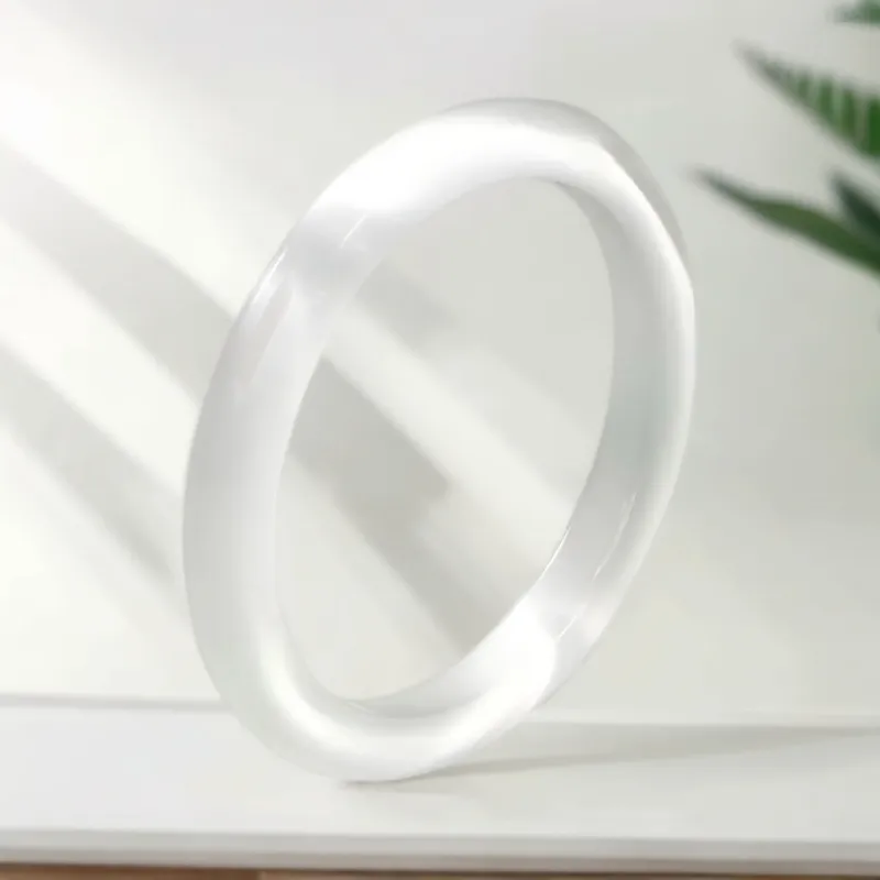 XIBAOCHUNHUA Glass Cat Eye Bangles Women's-2