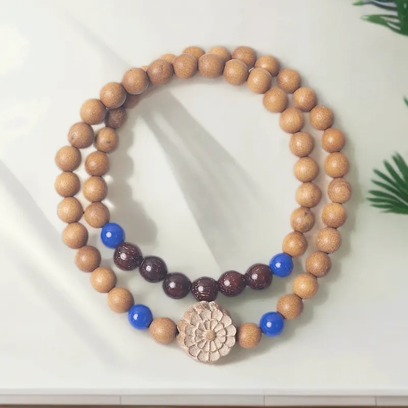XIBAOCHUNHUA Barbie Sandalwood Wooden Bracelets Unisex-1