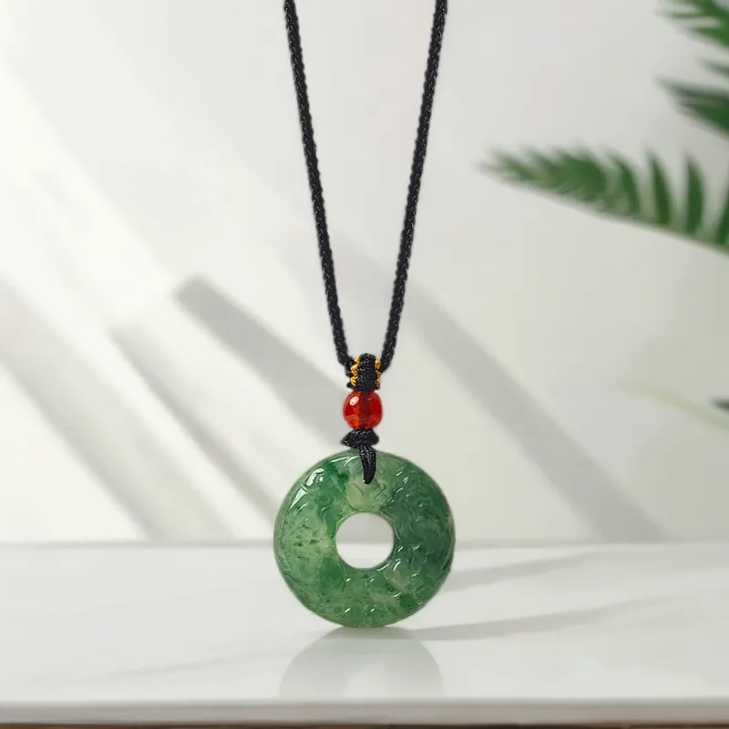 XIBAOCHUNHUA African Emerald Necklaces Unisex-5