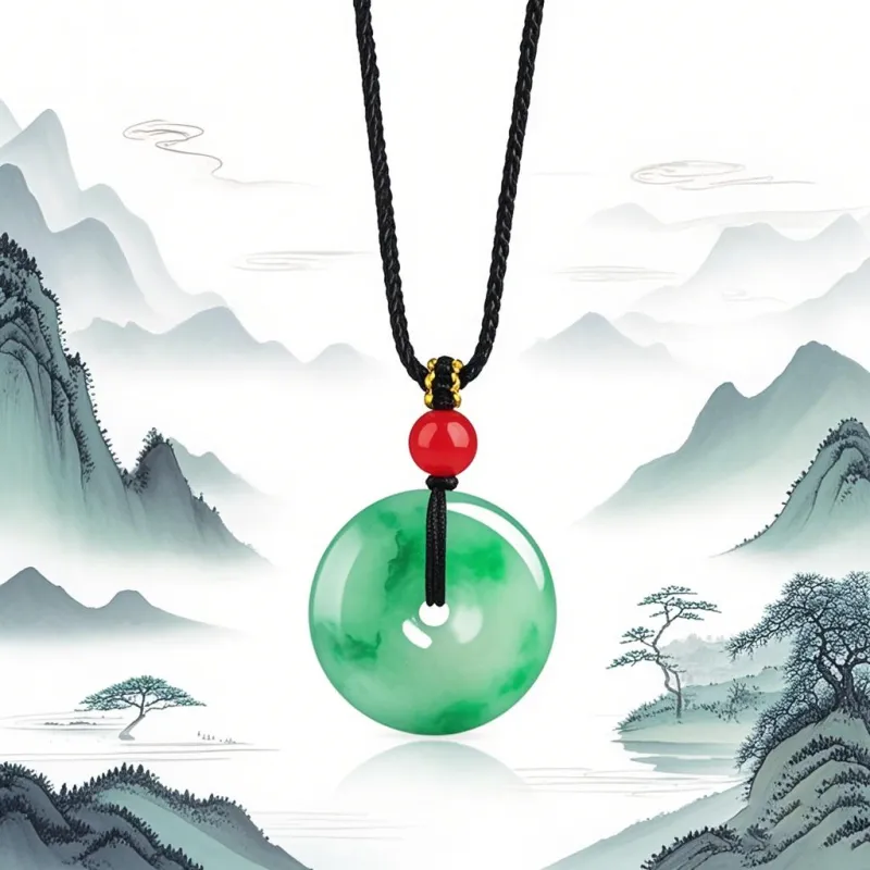XIBAOCHUNHUA African Emerald Necklaces Unisex-5
