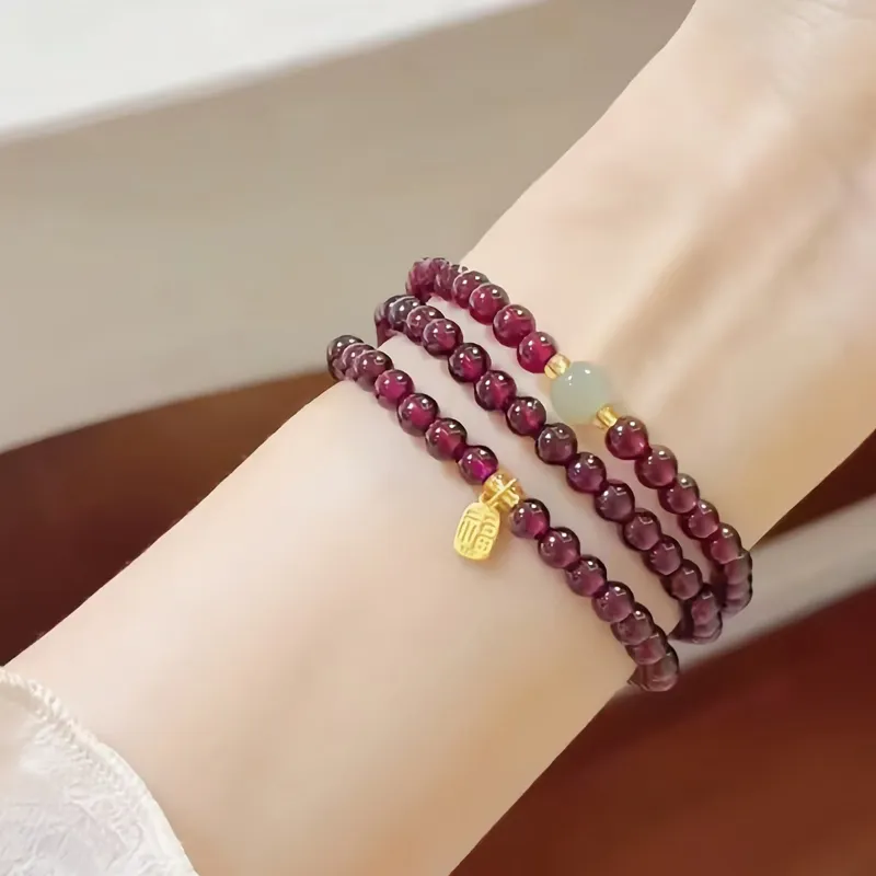XIBAOCHUNHUA Agate Bracelets Unisex-3