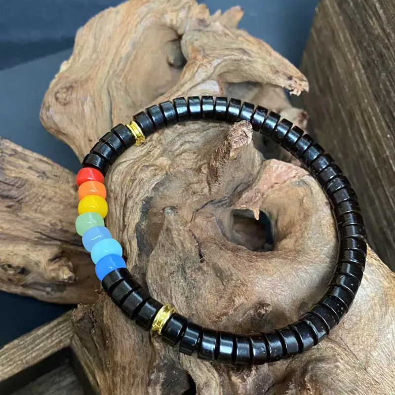 XIBAOCHUNHUA Ebony Bracelets Unisex-2