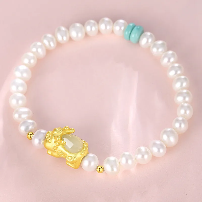 XIBAOCHUNHUA Freshwater Pearl Bracelets Unisex-2