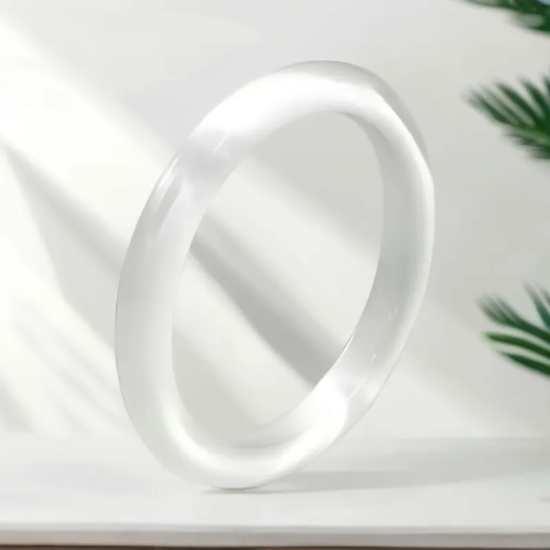 XIBAOCHUNHUA Glass Cat Eye Bangles Women's-1