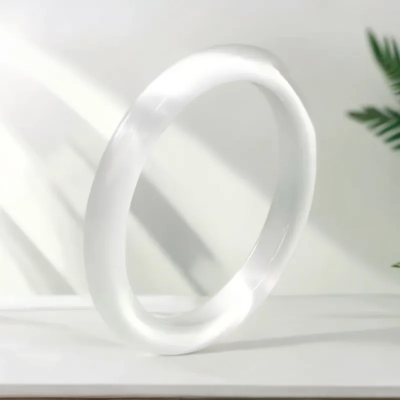 XIBAOCHUNHUA Glass Cat Eye Bangles Women's-3