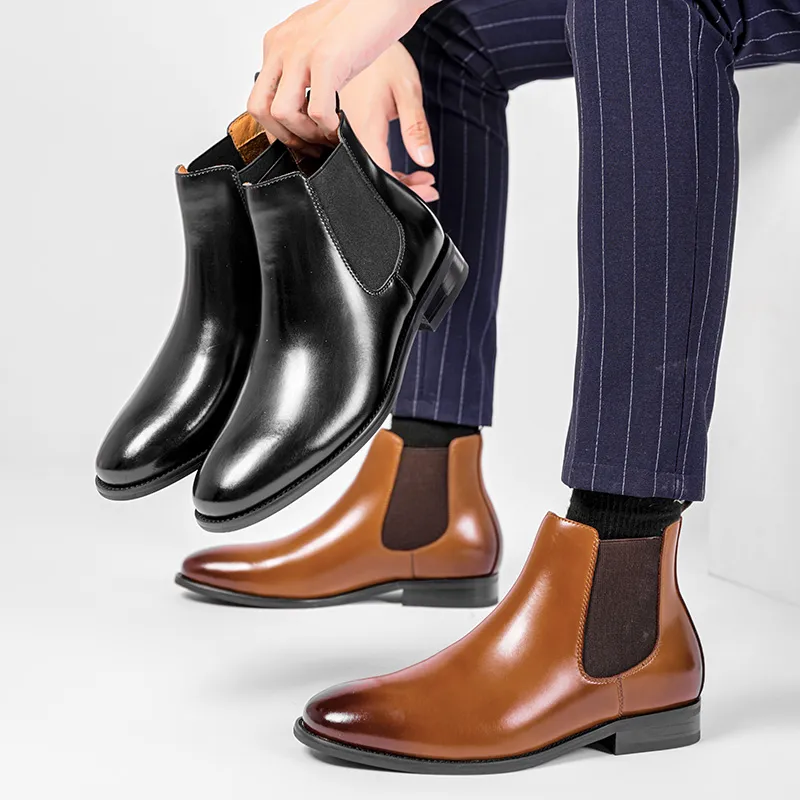 Bellum Han Short Chelsea Boots Men's-9