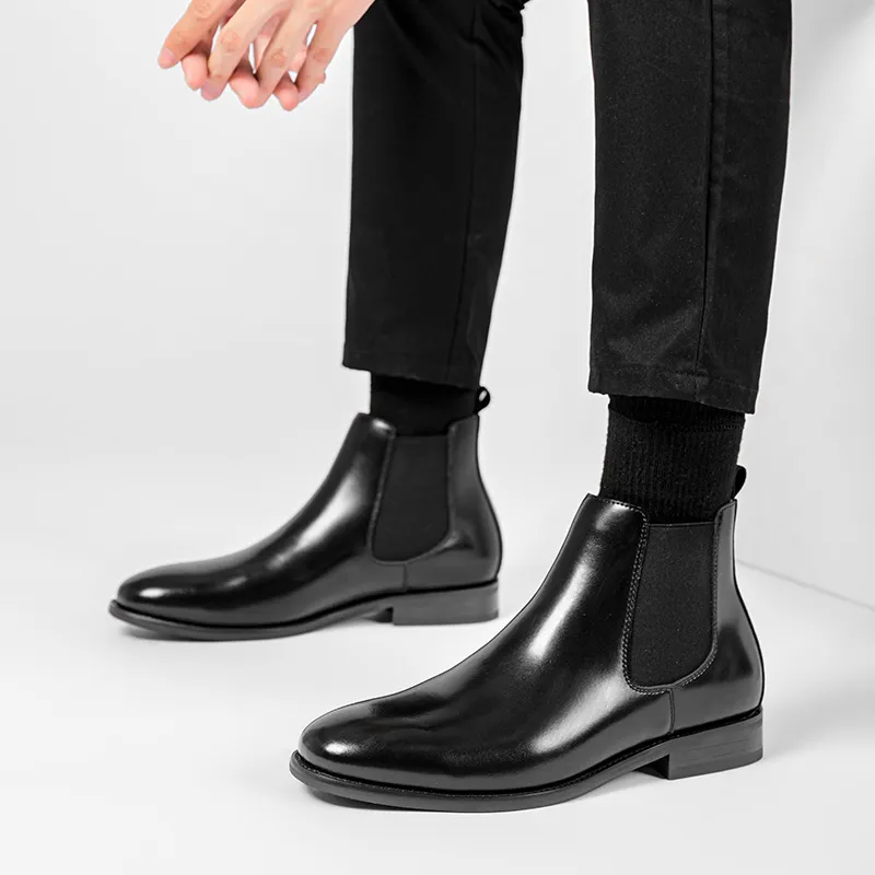 Bellum Han Short Chelsea Boots Men's-2