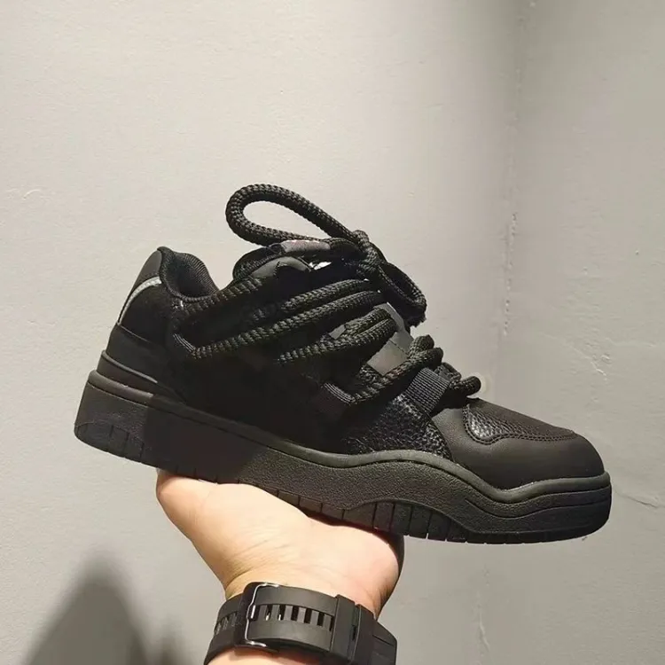 LANVIN contrasting toe sneakers