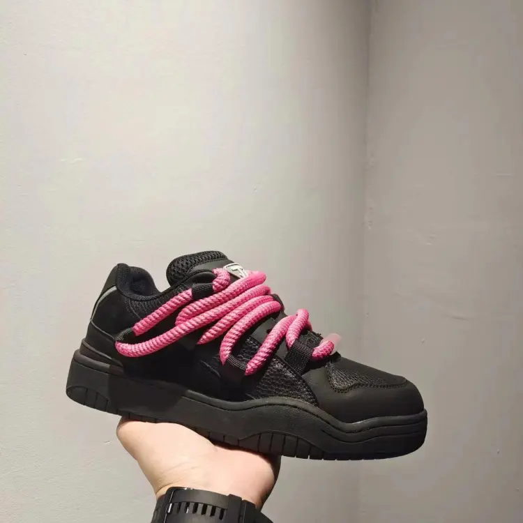 Filling Pieces Low Top Fuse Leather Sneakers Red