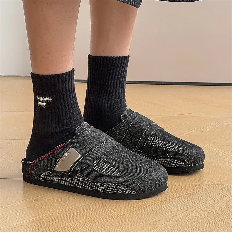 Bellum Han Rubber Sole Stitching Slip Resistant Closed Toe Slippers Unisex-6
