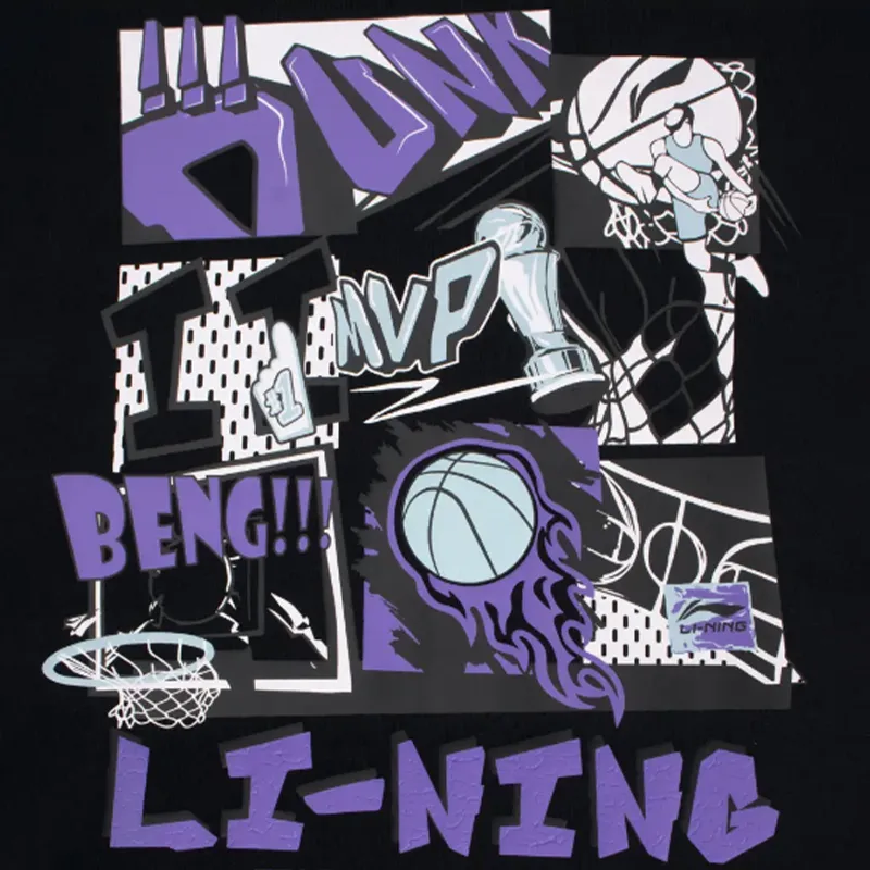 LiNing Casual Sportswear Unisex Black-4