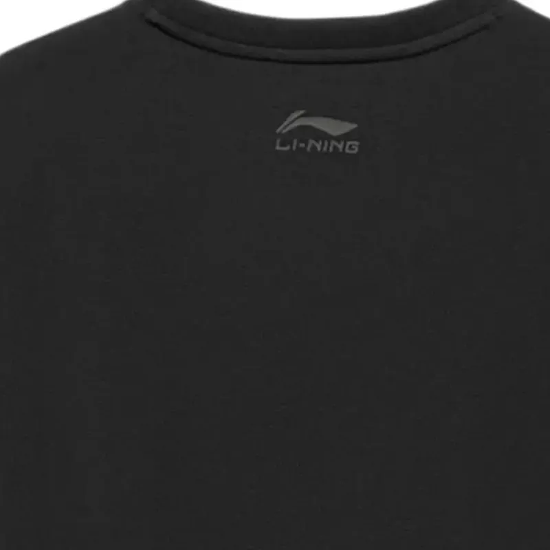 LiNing Sports Casual Suit Unisex Black+Black-2